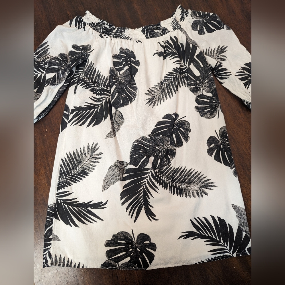 Old Navy, mini dress, women's size small, tropical print
